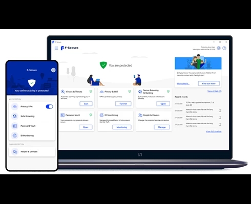 F-Secure Total Attach (1 år 5 enheter)