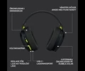 Logitech G435 Lightspeed Headset Black