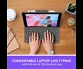 Logitech Slim Folio for iPad (7th, 8th, & 9th generation) - Graphite