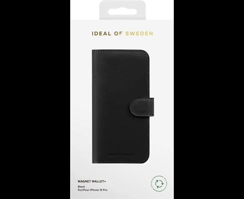 IDEAL OF SWEDEN IDEAL MAGNET WALLET IPHONE 15 PRO BLACK