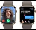Apple Watch Series 9 GPS + Cellular 45mm Gold Stainless Steel Case with Clay Sport Band - M/L