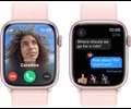 Apple Watch Series 9 GPS + Cellular 45mm Pink Aluminium Case with Light Pink Sport Loop