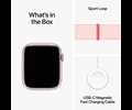 Apple Watch Series 9 GPS + Cellular 45mm Pink Aluminium Case with Light Pink Sport Loop