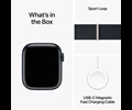 Apple Watch Series 9 GPS + Cellular 45mm Midnight Aluminium Case with Midnight Sport Loop