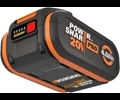 WORX 20V 4.0Ah battery with indicator