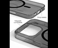 IDEAL OF SWEDEN Clear Case MagSafe iPhone 16PR Tinted Black