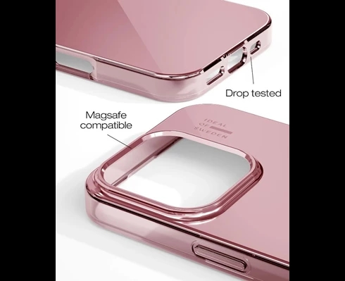 IDEAL OF SWEDEN Mirror Case MagSafe iPhone 16 Pro Max Mirror Rose Pink