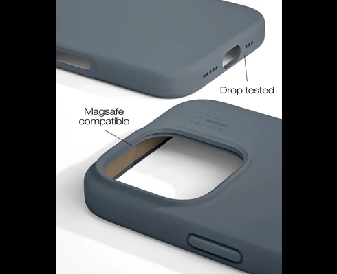 IDEAL OF SWEDEN Silicone Case MagSafe iPhone 16 Pro Max Midnight Blue