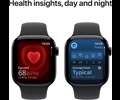 Apple Watch Series 10 GPS 42mm Jet Black Aluminium Case with Black Sport Band - S/M