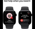Apple Watch Series 10 GPS 42mm Jet Black Aluminium Case with Black Sport Band - S/M