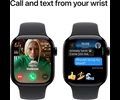 Apple Watch Series 10 GPS 42mm Jet Black Aluminium Case with Black Sport Band - S/M