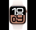 Apple Watch Series 10 GPS 42mm Rose Gold Aluminium Case with Light Blush Sport Band - S/M