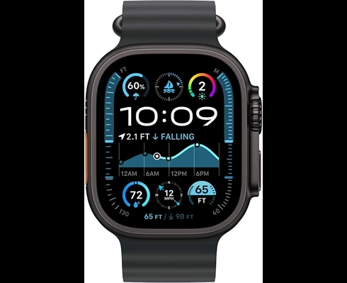 Apple Watch Ultra 2 GPS + Cellular 49mm Black Titanium Case with Black Ocean Band