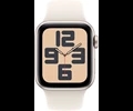 Apple Watch SE GPS 40mm Starlight Aluminium Case with Starlight Sport Band - M/L