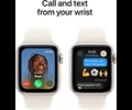 Apple Watch SE GPS 40mm Starlight Aluminium Case with Starlight Sport Band - M/L