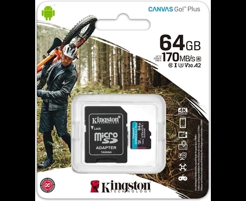Kingston Canvas Go Plus microSDXC 64GB