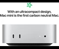Apple Mac mini Apple M4 chip with 10 core CPU and 10 core GPU 16GB 256GB SSD