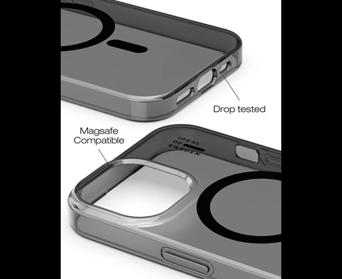 IDEAL OF SWEDEN Clear Case MagSafe iPhone 13/14/15 Tinted Black