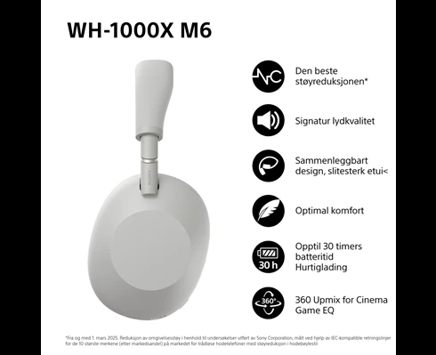 Sony WH-1000XM6 - Silver