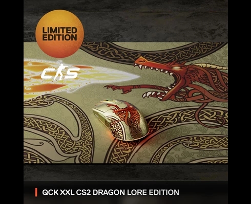 SteelSeries Qck XXL CS2 Dragon Lore Mousepad