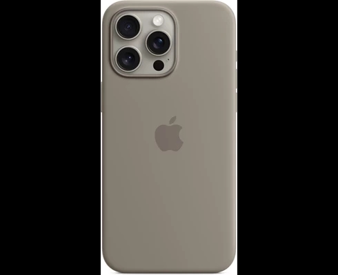 Apple iPhone 15 Pro Max Silicone Case with MagSafe - Clay