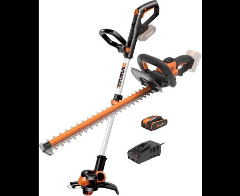 WORX 20V PowerShare Trimmer and Hedge combo (1x2.0Ah with 1h charger)