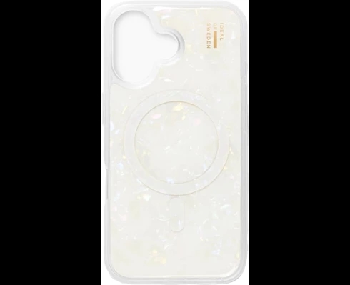IDEAL OF SWEDEN Pearlised Case MagSafe iPhone 16 White