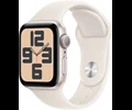 Apple Watch SE GPS 40mm Starlight Aluminium Case with Starlight Sport Band - M/L