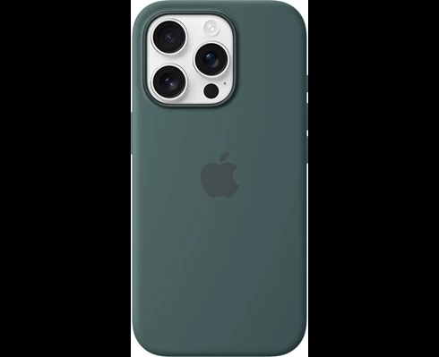 Apple iPhone 16 Pro Silicone Case with MagSafe - Lake Green