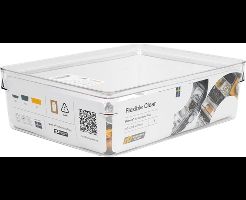 Nordiska Plast Förvaringslåda Flexible Clear 5L