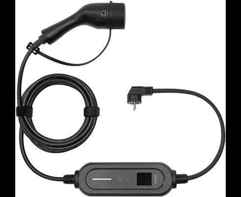 Deltaco E-Charge, cable Mode2, Schuko W/temp - type 2, 6-16A, 4+1.5M
