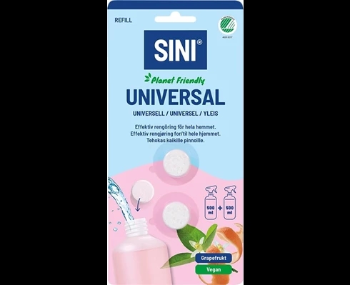 SINI Rengöringstablett Allrengöring refill 2-p