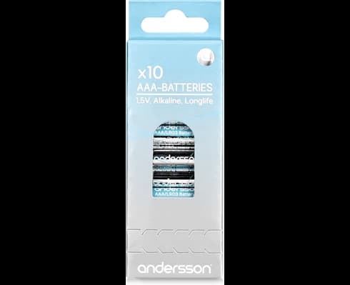 Andersson LR03 AAA 1.5V Long life 10pcs