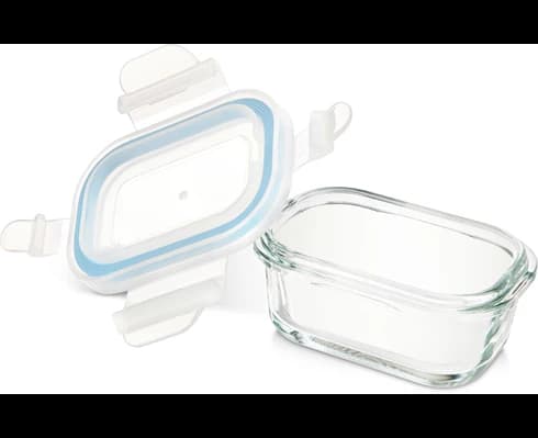 Andersson Mini rectangle glass food container 120 ml 3pcs