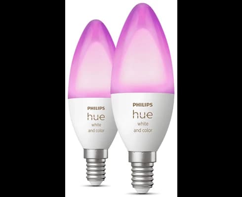 Philips Hue White and Colour Ambiance BT 5.3W B39 E14 EU 2p