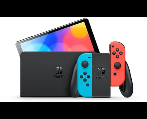 Nintendo Switch (OLED model) neon red/neon blue