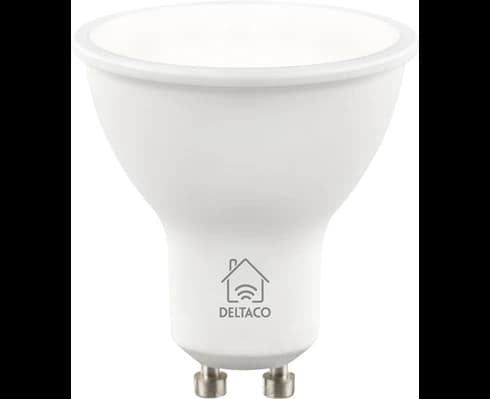 Deltaco Smart GU10, WiFI, 4.5W, 2700K-6500K, dimbar