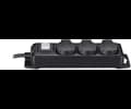 Andersson 3-way outdoor power strip IP44, 3m black