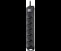 Andersson 6-way outdoor power strip IP44, 3m black