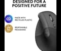 Logitech Lift Vertical Ergonomic Mouse - GRAPHITE / BLACK - EMEA