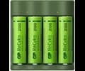 GP ReCyko Everyday-batteriladdare B421 (USB), inkl. 4 stk. AA 2100mAh NiMH-batterier