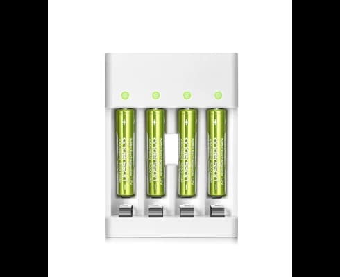 Andersson USB Battery Charger 4 Slots AA/AAA White