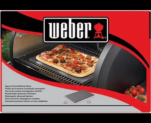 Weber Glaserad Pizzasten 30x44cm