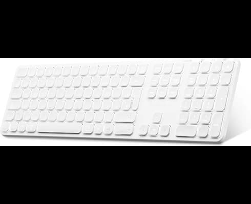 Andersson WSK-3000 White - Wireless Keyboard 2.4G+BT Backlit