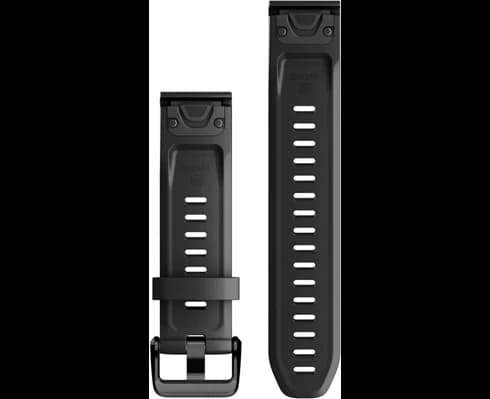 Garmin QuickFit 20mm Black Silicone Band