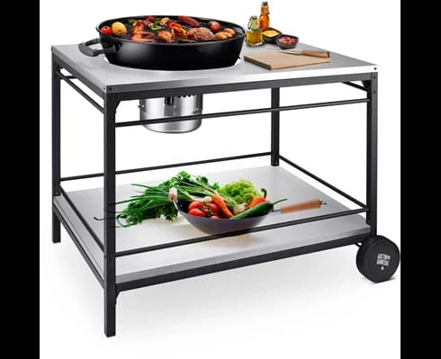 Austin and Barbeque AABQ - Trolley Table For 57 cm BBQ