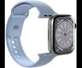 Puro Silicone watchband for Apple Watch 42–44–45-49 mm, li. blue