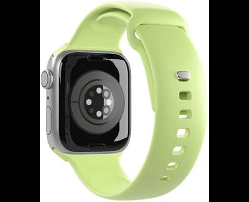 Puro Silicone watchband for Apple Watch 42–44–45-49 mm, li. green