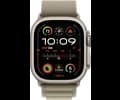 Apple Watch Ultra 2 GPS + Cellular, 49mm Titanium Case with Olive Alpine Loop - Large