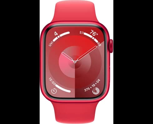 Apple Watch Series 9 GPS 45mm (PRODUCT)RED Aluminium Case with (PRODUCT)RED Sport Band - S/M